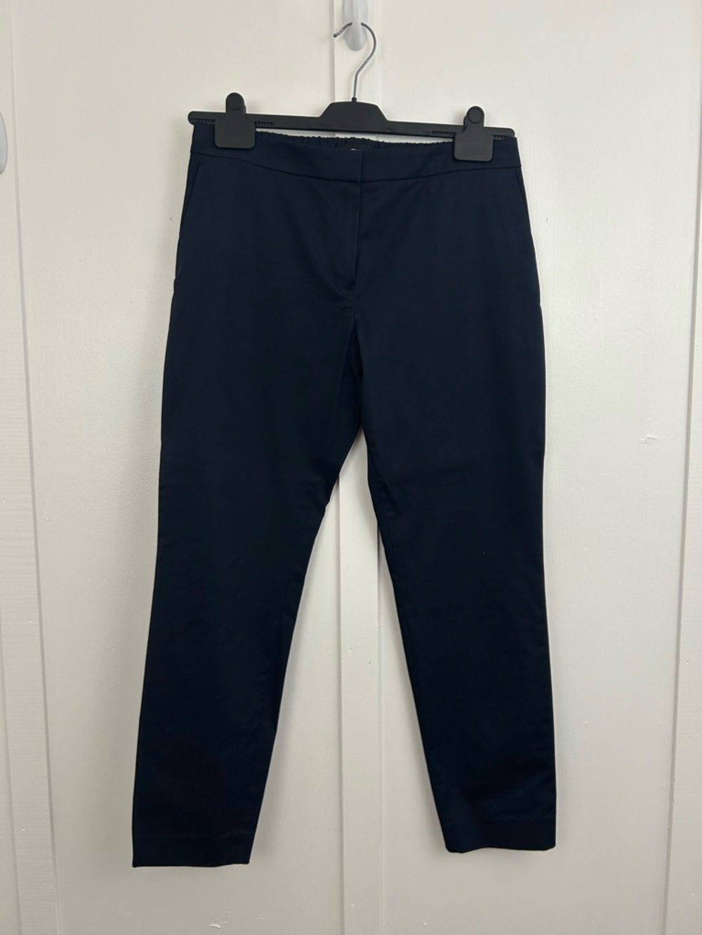 Theory womens dress pants blue straight pockets size 8